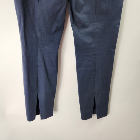 Everlane Blue Cropped Trousers Pants - Picture 6 of 8